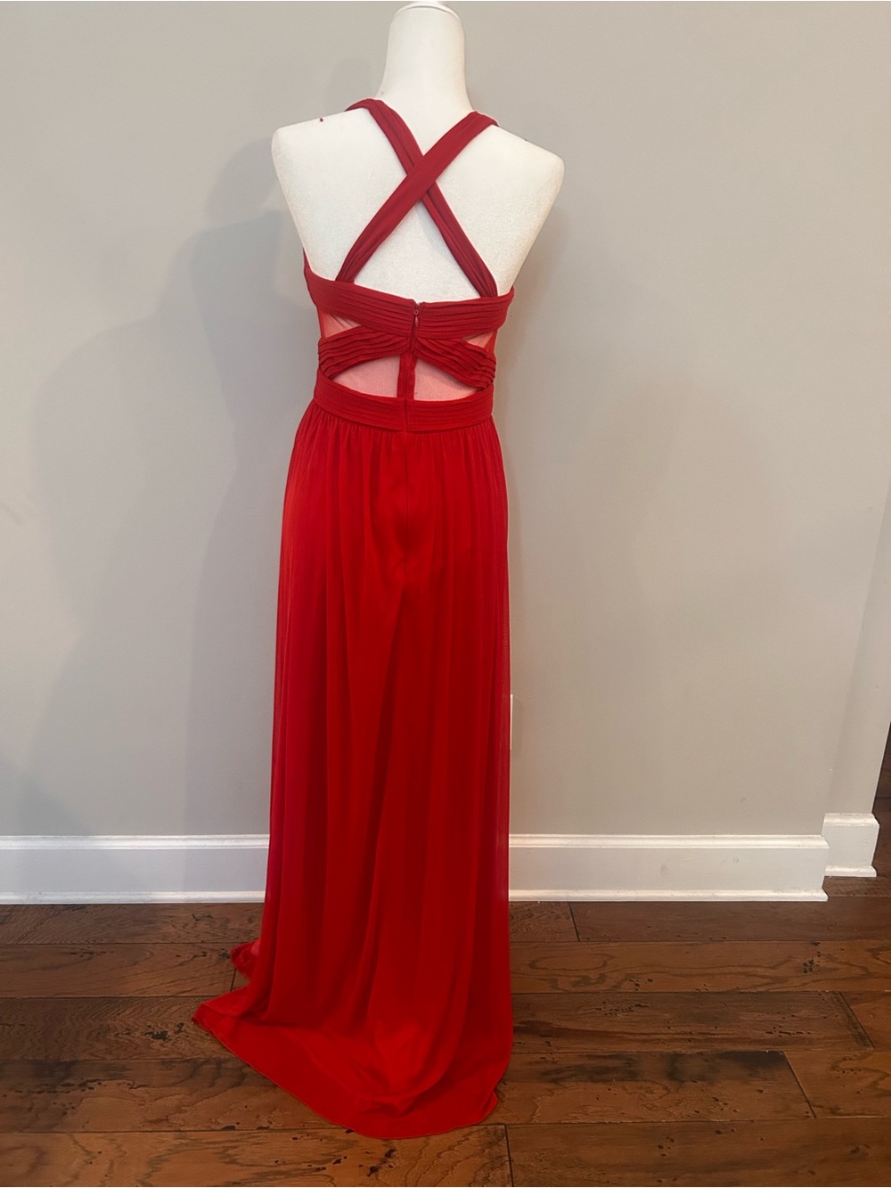 Cache Red Cutout Maxi Dress - Picture 3 of 6